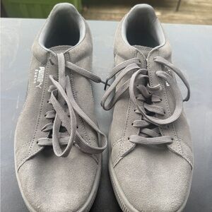 Puma Suede Classic Sneakers Gray Men’s Size 11 Low Top Casual Shoes
